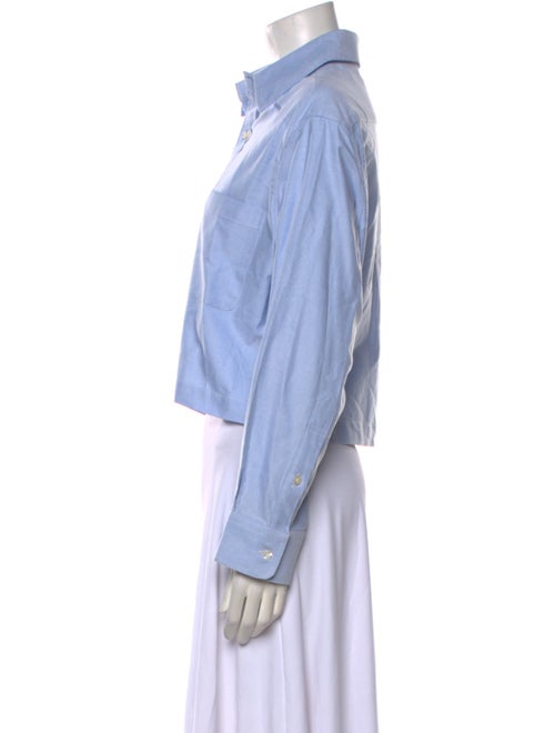 R13 Long Sleeve Crop Top