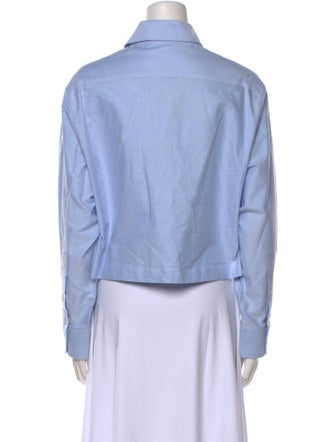 R13 Long Sleeve Crop Top