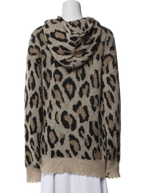 R13 Cashmere Animal Print Sweater