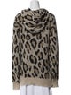 R13 Cashmere Animal Print Sweater