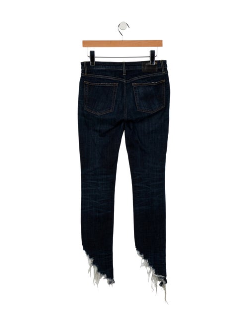 R13 Mid-Rise Wide Leg Jeans