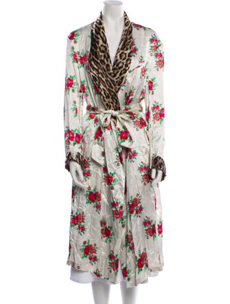 R13 Silk Printed Robe