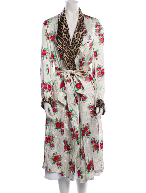 R13 Silk Printed Robe