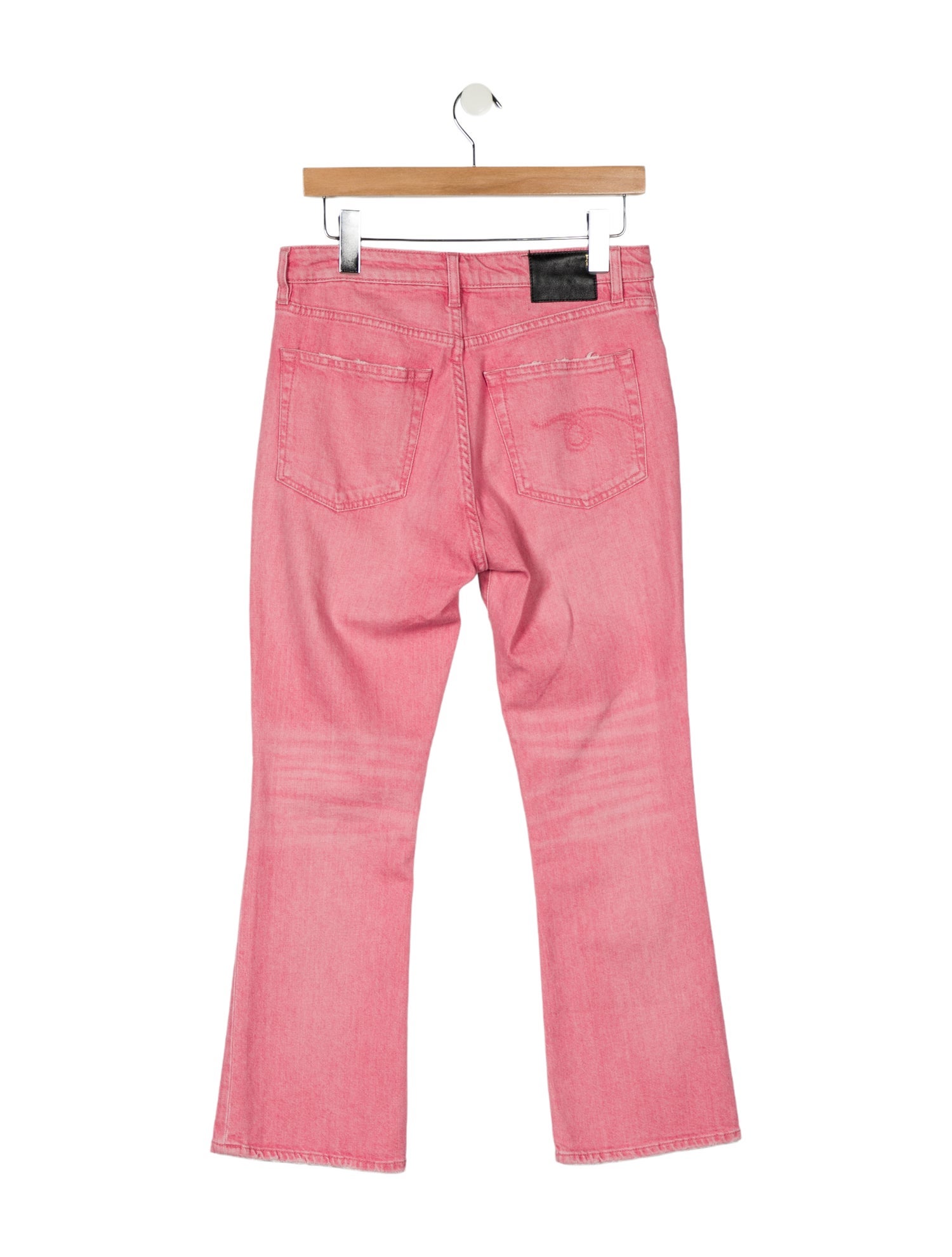 R13 High-Rise Straight Leg Jeans