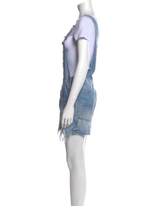 R13 Square Neckline Romper