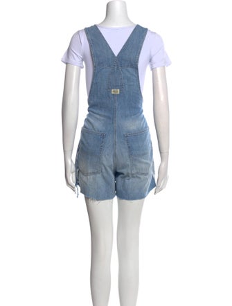 R13 Square Neckline Romper