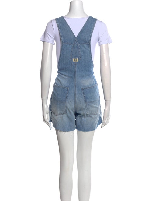 R13 Square Neckline Romper