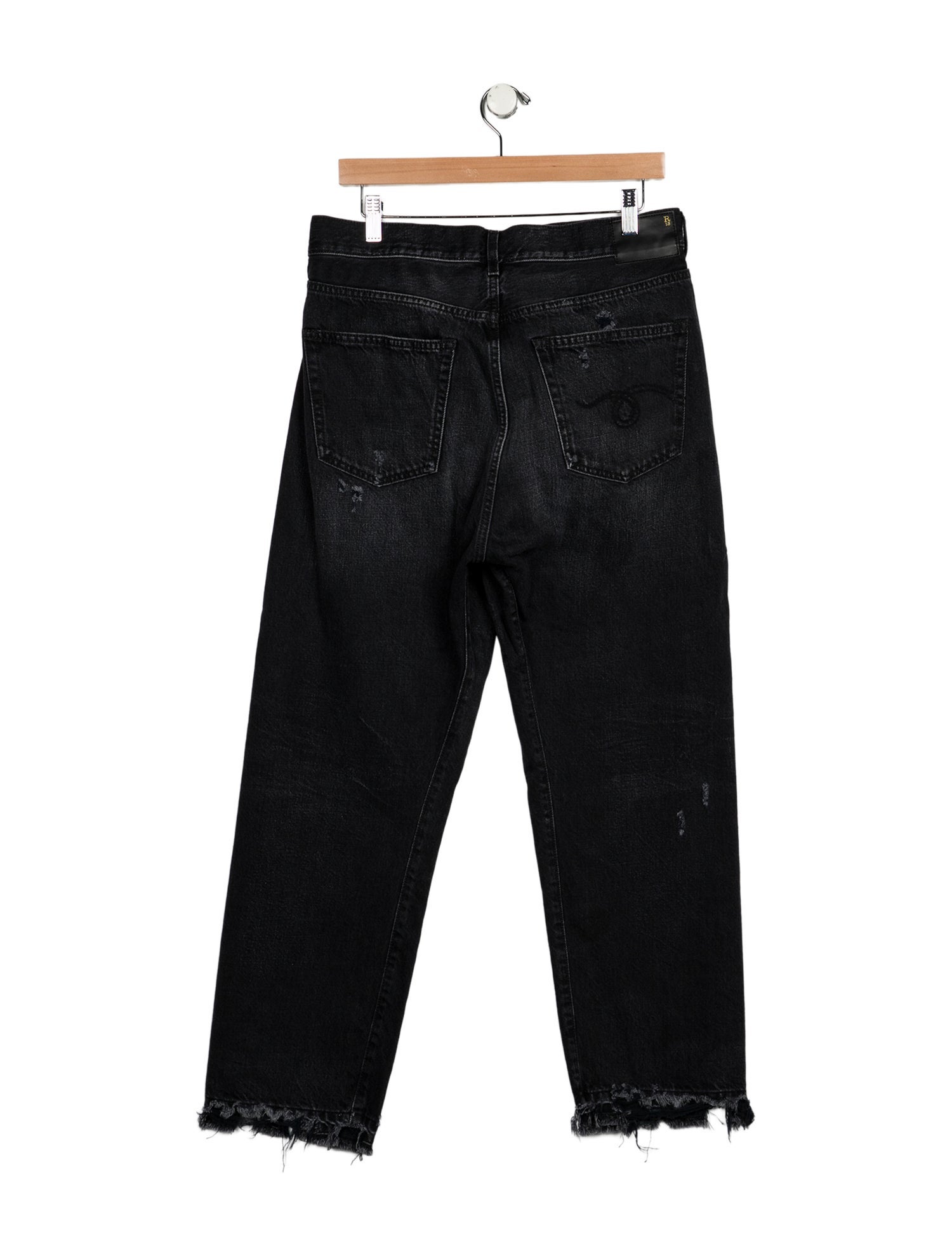 R13 High-Rise Straight Leg Jeans