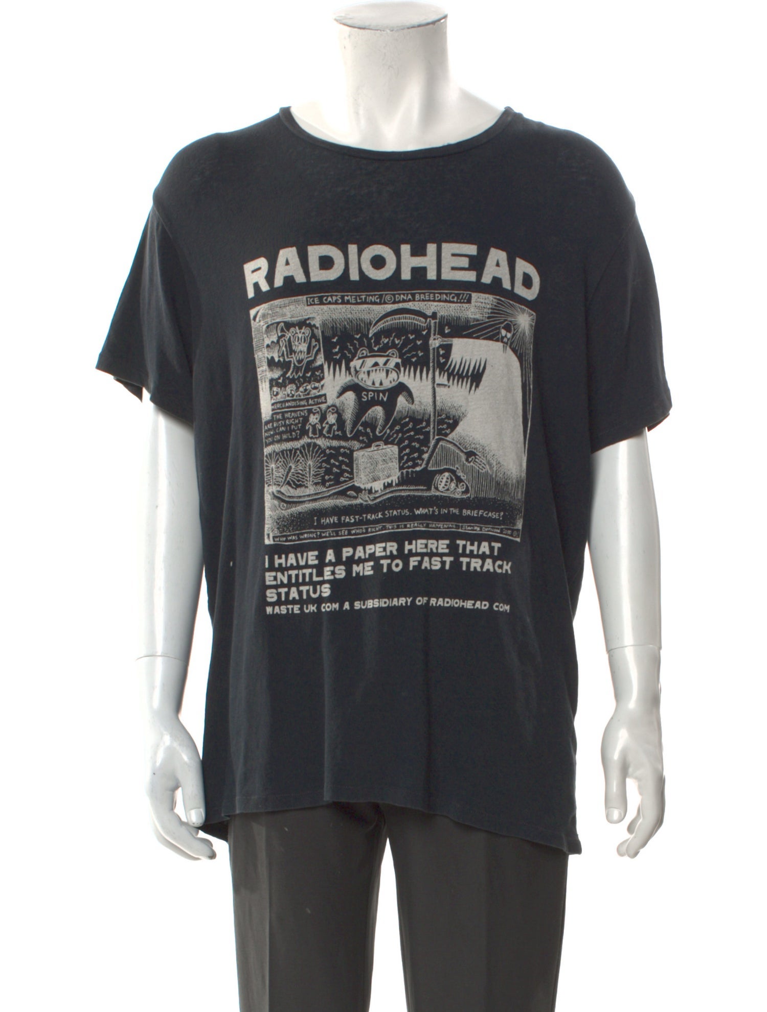 R13 Graphic Print Crew Neck T-Shirt