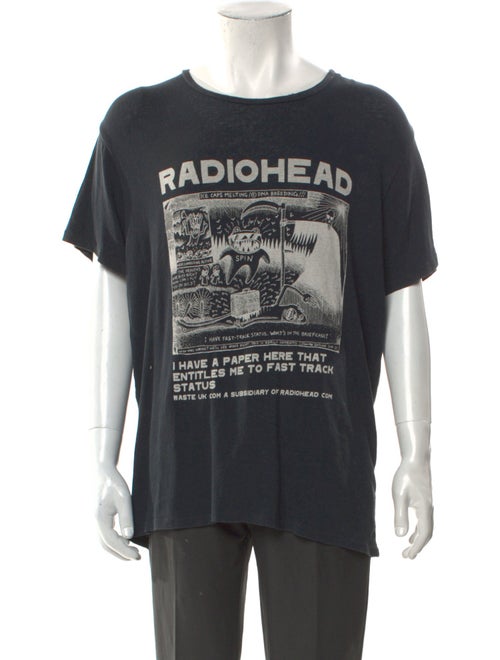 R13 Graphic Print Crew Neck T-Shirt