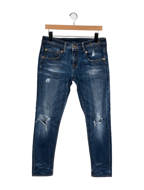 R13 Mid-Rise Skinny Leg Jeans