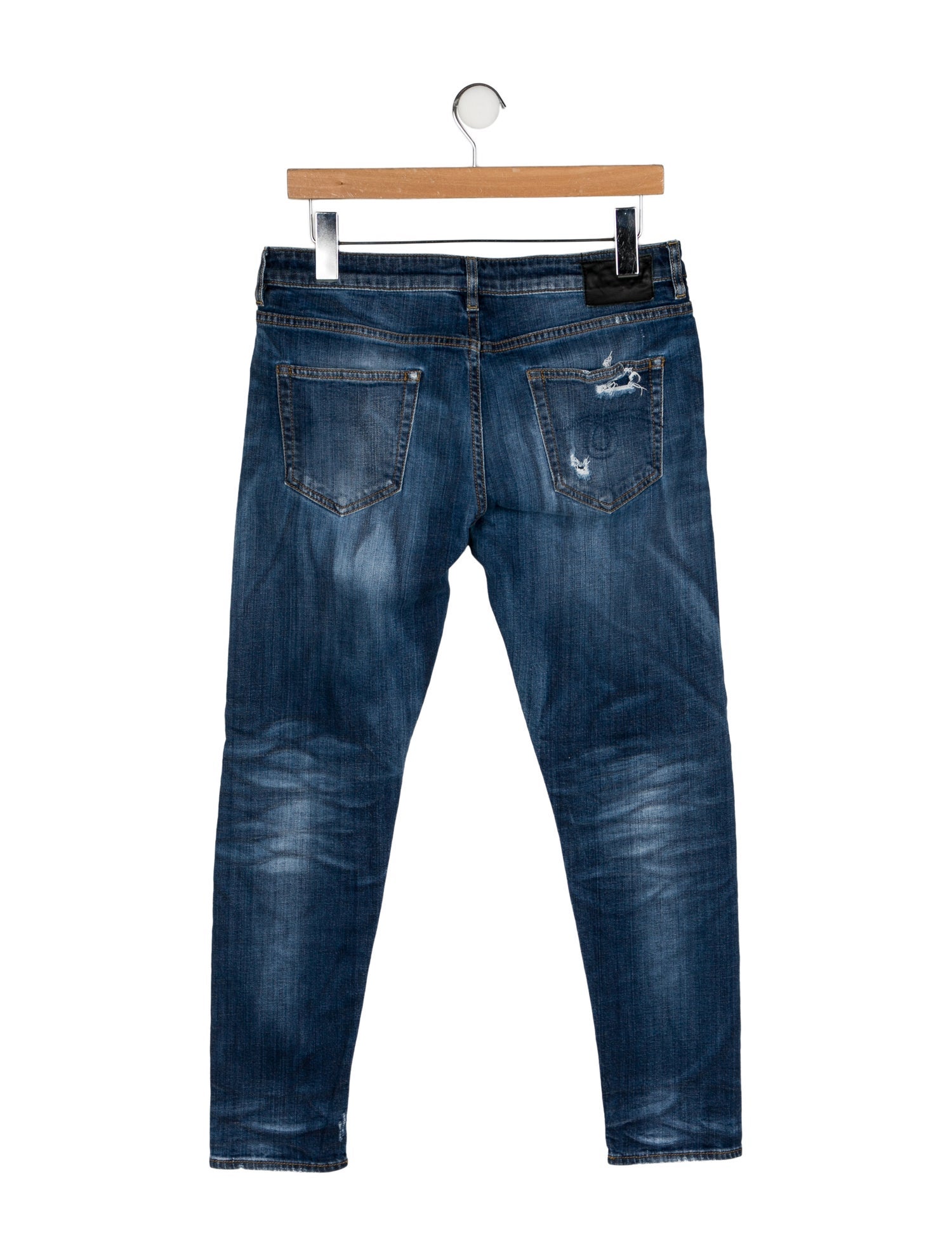 R13 Mid-Rise Skinny Leg Jeans