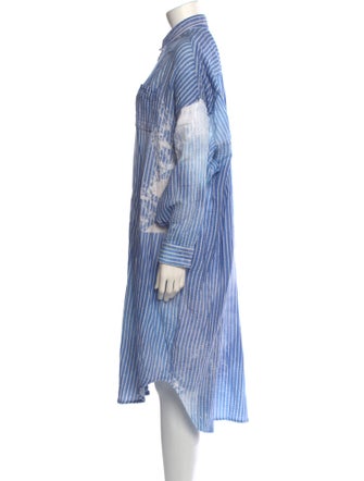 R13 Striped Knee-Length Dress