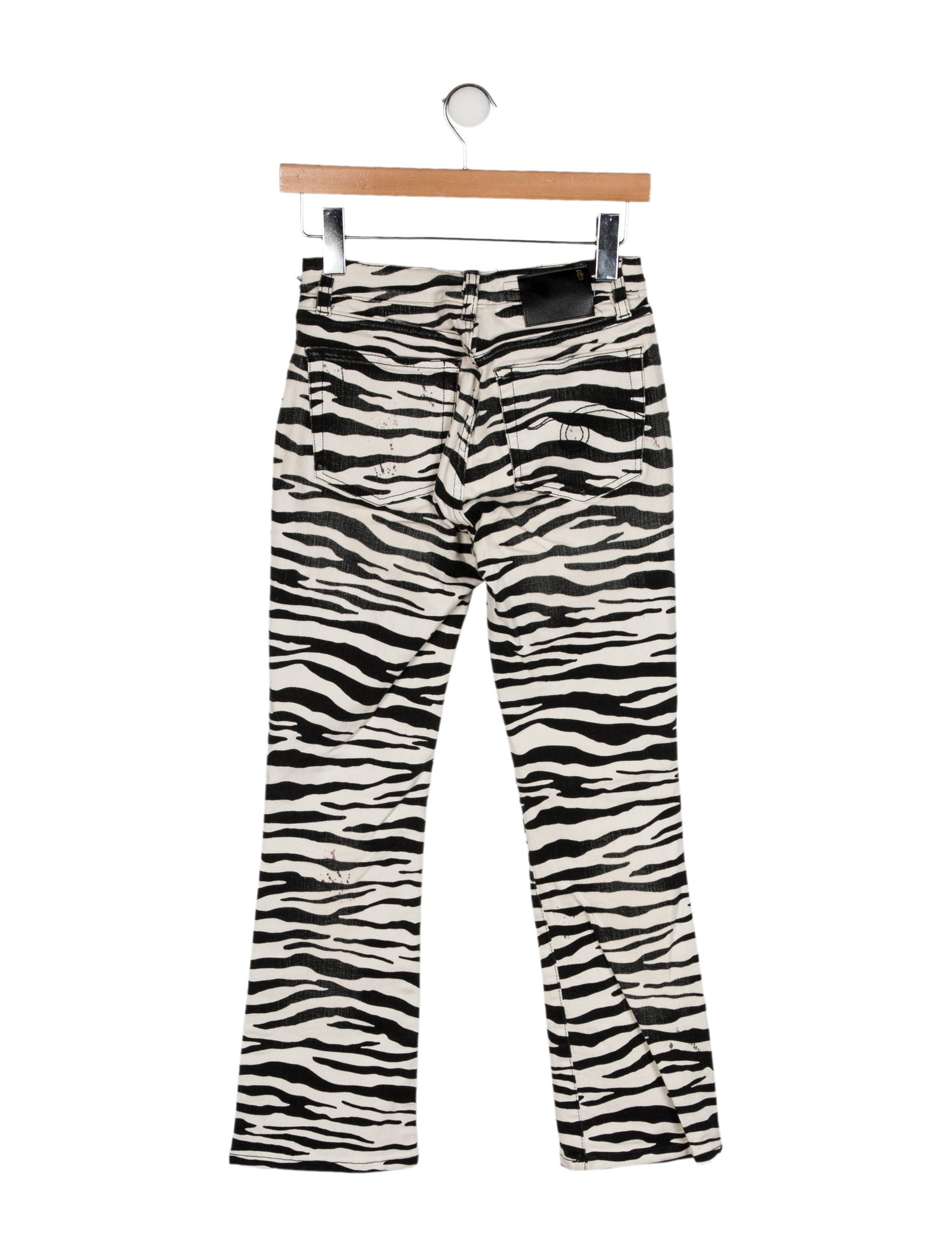 R13 Mid-Rise Straight Leg Jeans