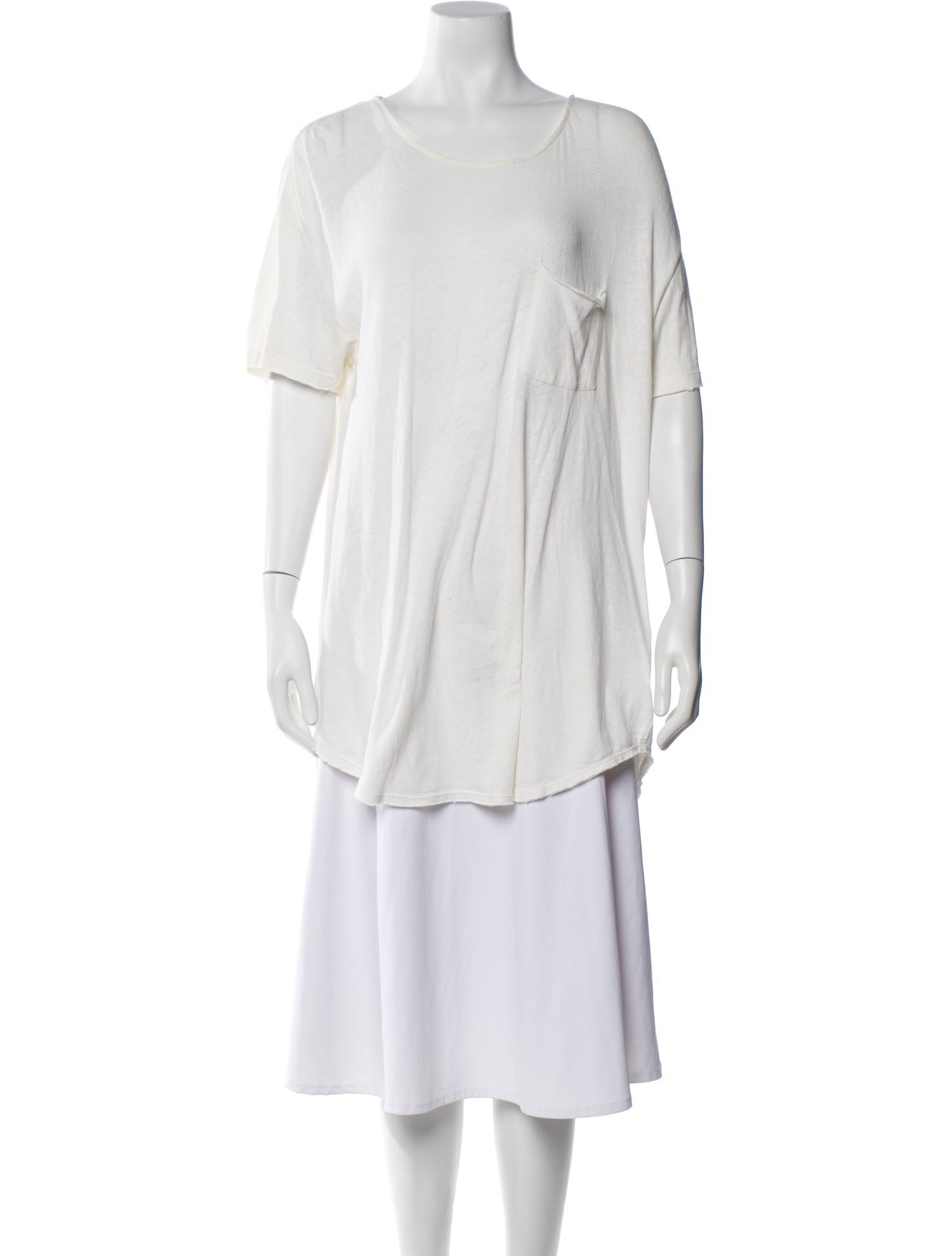 R13 Scoop Neck Short Sleeve Tunic