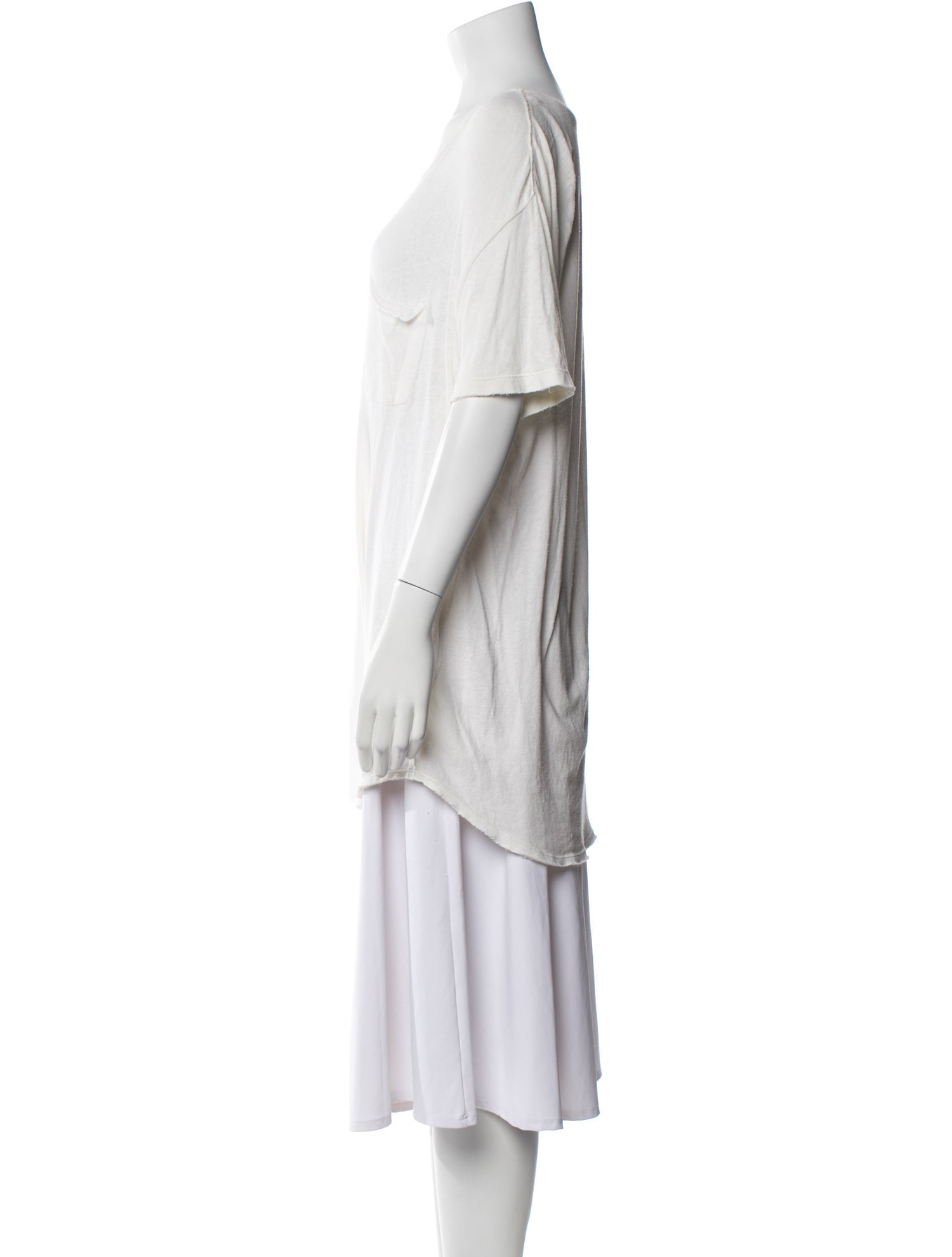 R13 Scoop Neck Short Sleeve Tunic