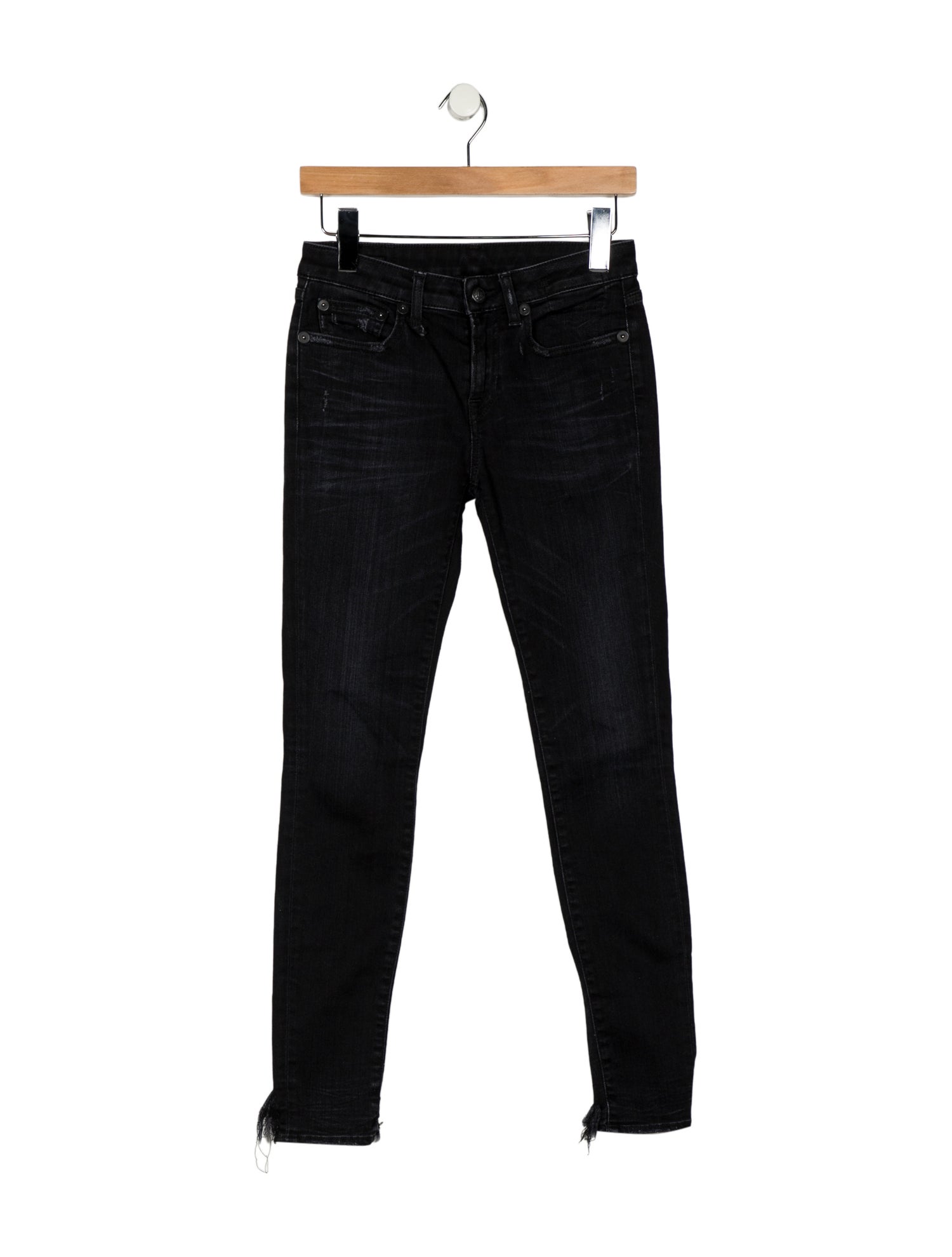 R13 Mid-Rise Skinny Leg Jeans