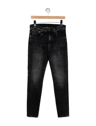 R13 Mid-Rise Skinny Leg Jeans