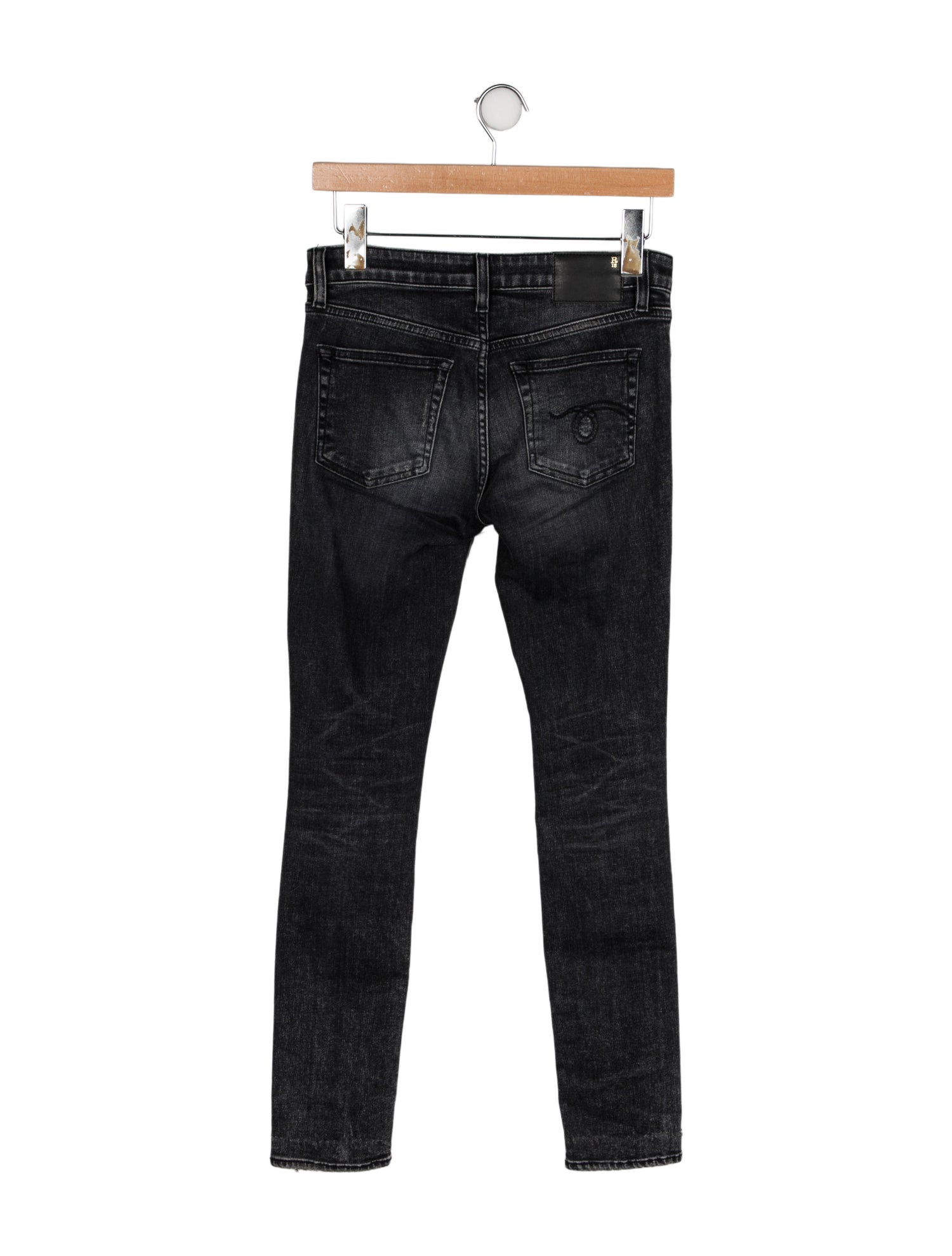 R13 Mid-Rise Skinny Leg Jeans