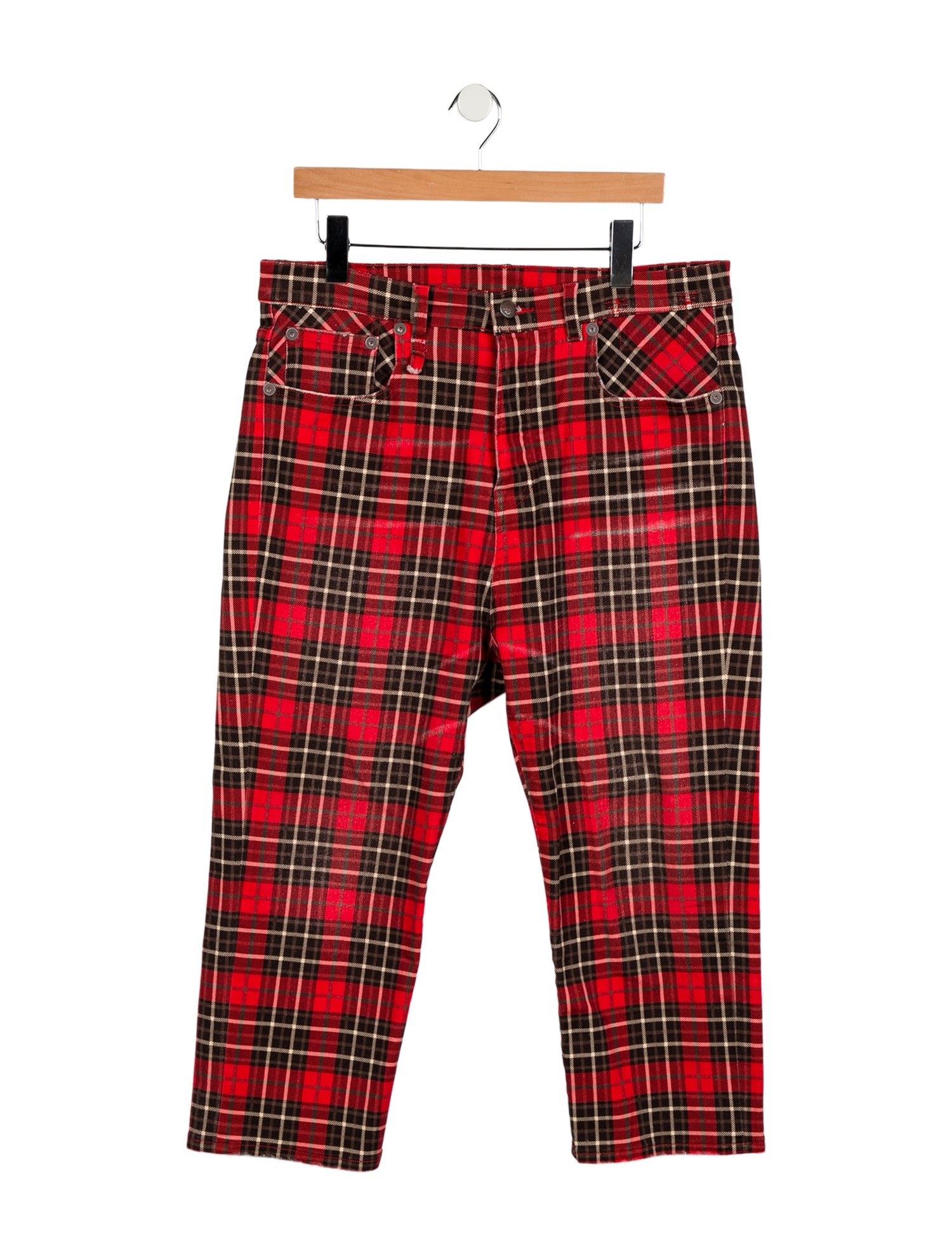 R13 High-Rise Straight Leg Jeans