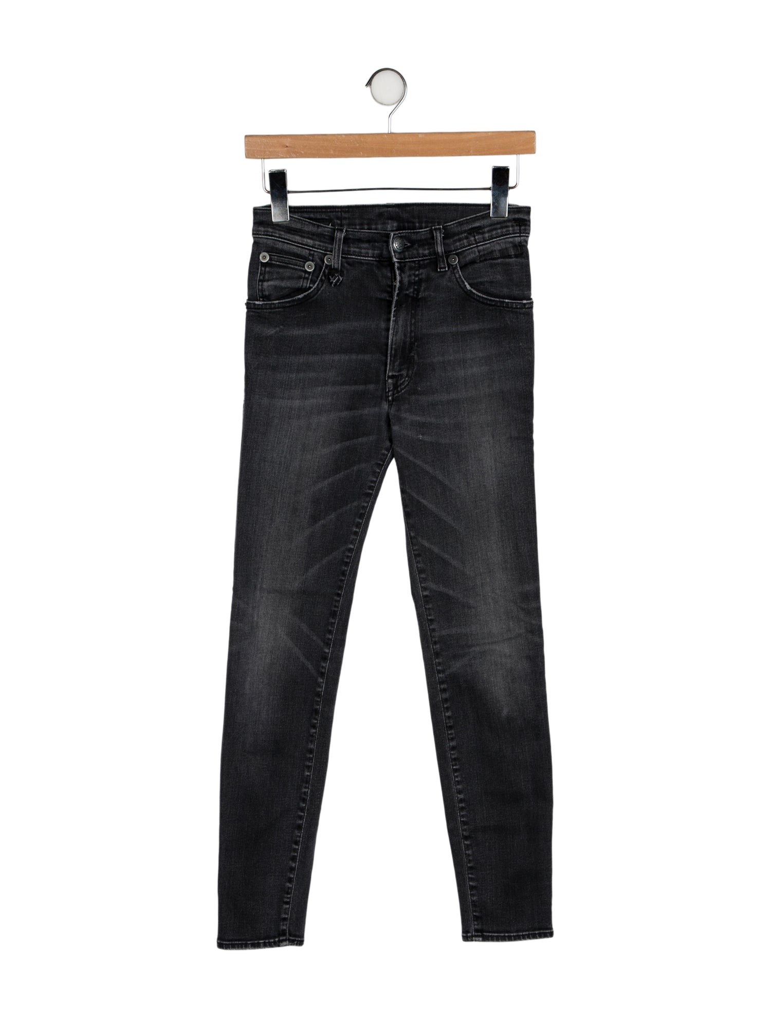 R13 Mid-Rise Skinny Leg Jeans