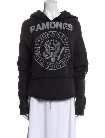 R13 Graphic Print Crew Neck Sweatshirt