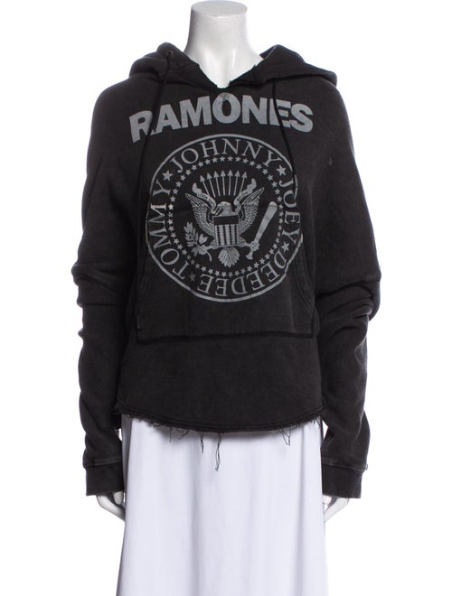 R13 Graphic Print Crew Neck Sweatshirt