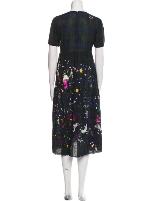 R13 Floral Print Knee-Length Dress