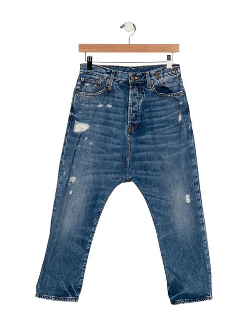 R13 High-Rise Straight Leg Jeans