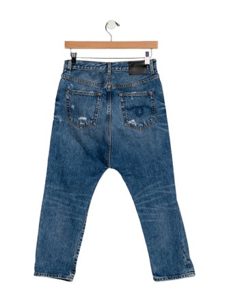 R13 High-Rise Straight Leg Jeans