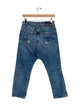 R13 High-Rise Straight Leg Jeans