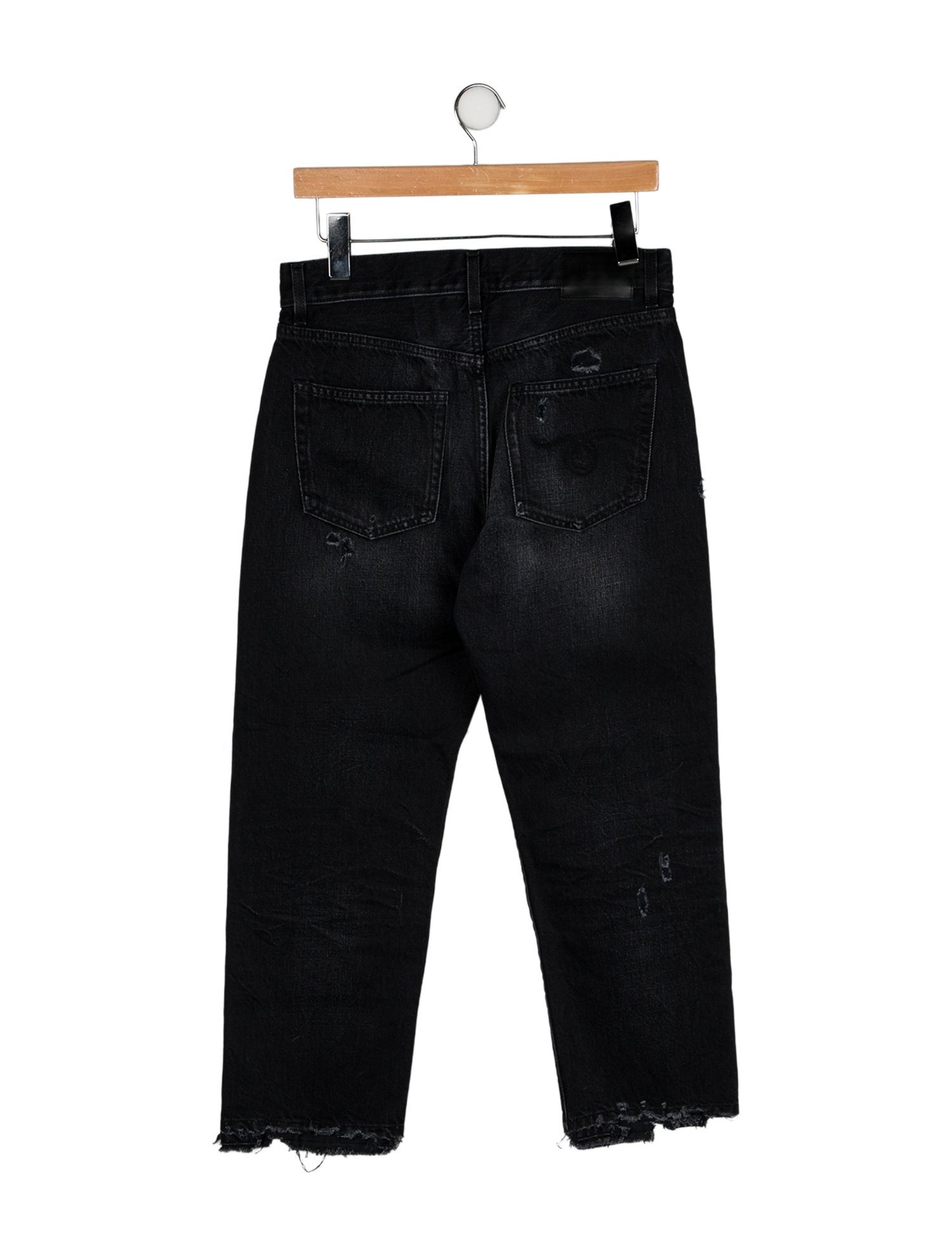 R13 High-Rise Straight Leg Jeans