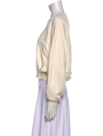 R13 Graphic Print Crew Neck Sweatshirt