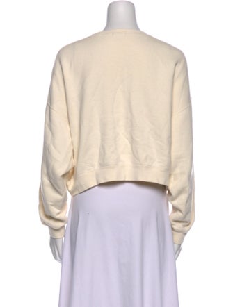 R13 Graphic Print Crew Neck Sweatshirt