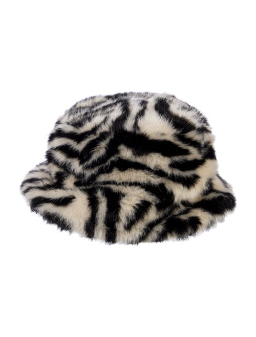 R13 Faux fur bucket hat
