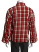 R13 Plaid Print Long Sleeve Shirt