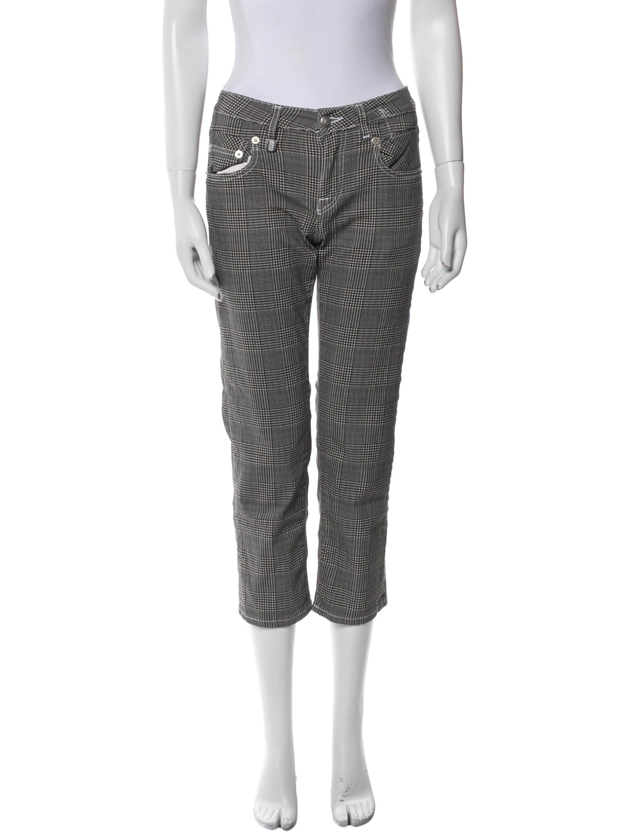 R13 Printed Straight Leg Pants