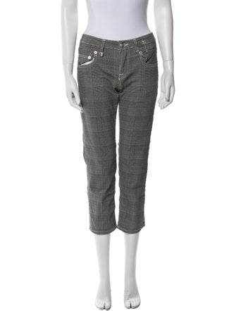 R13 Printed Straight Leg Pants