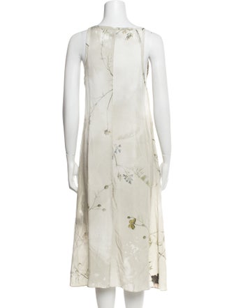 R13 Printed Midi Length Dress