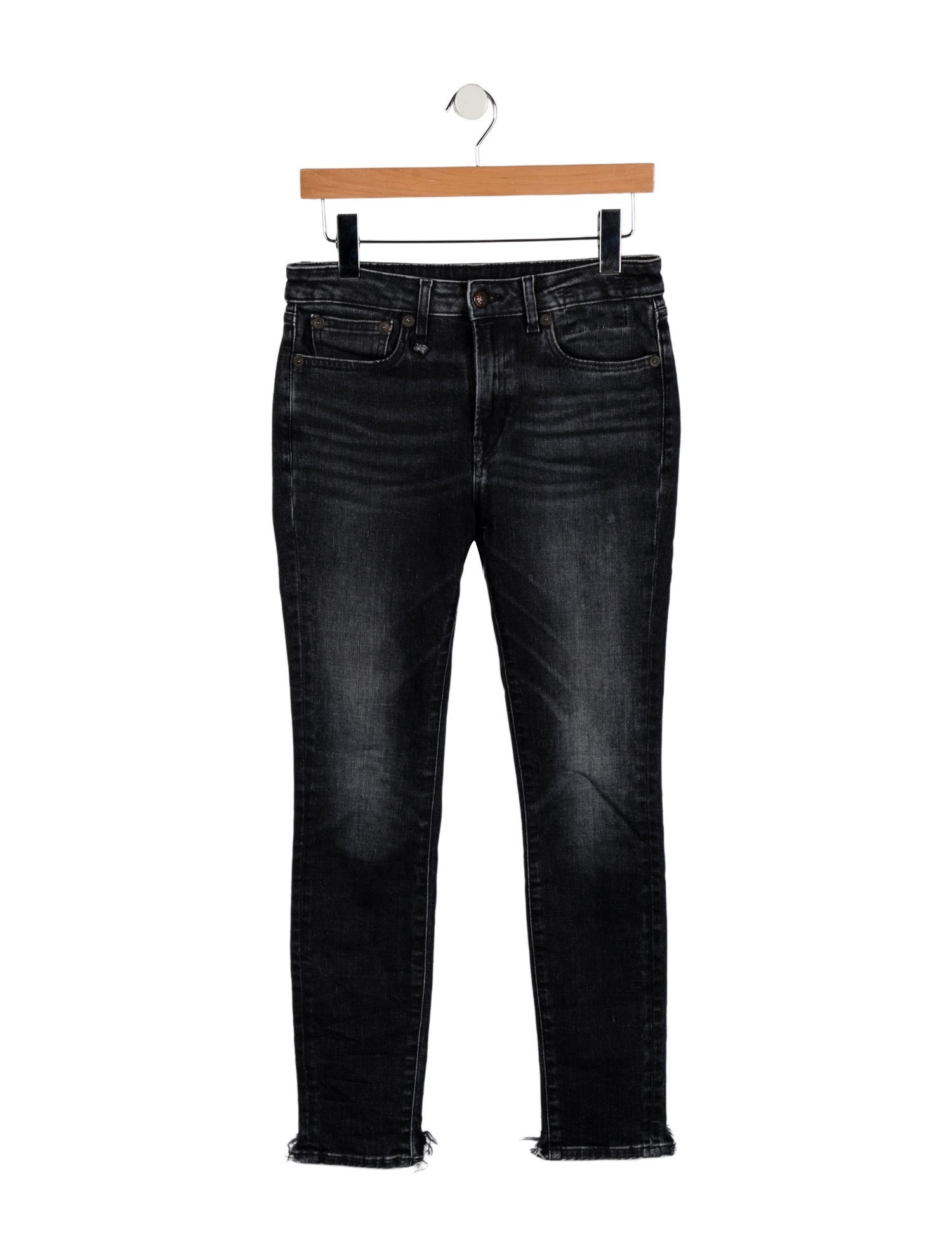R13 Mid-Rise Skinny Leg Jeans