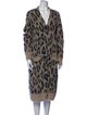 R13 Cashmere Animal Print Sweater
