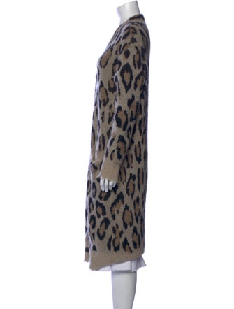 R13 Cashmere Animal Print Sweater
