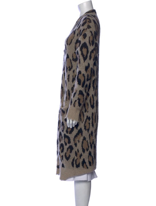 R13 Cashmere Animal Print Sweater