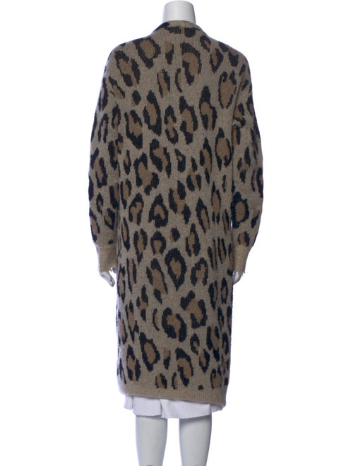 R13 Cashmere Animal Print Sweater