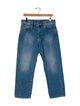 R13 Mid-Rise Straight Leg Jeans