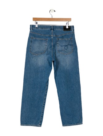 R13 Mid-Rise Straight Leg Jeans