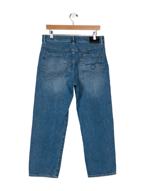 R13 Mid-Rise Straight Leg Jeans