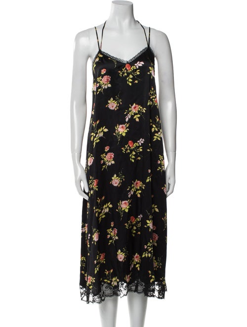 R13 Silk Midi Length Dress