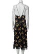 R13 Silk Midi Length Dress