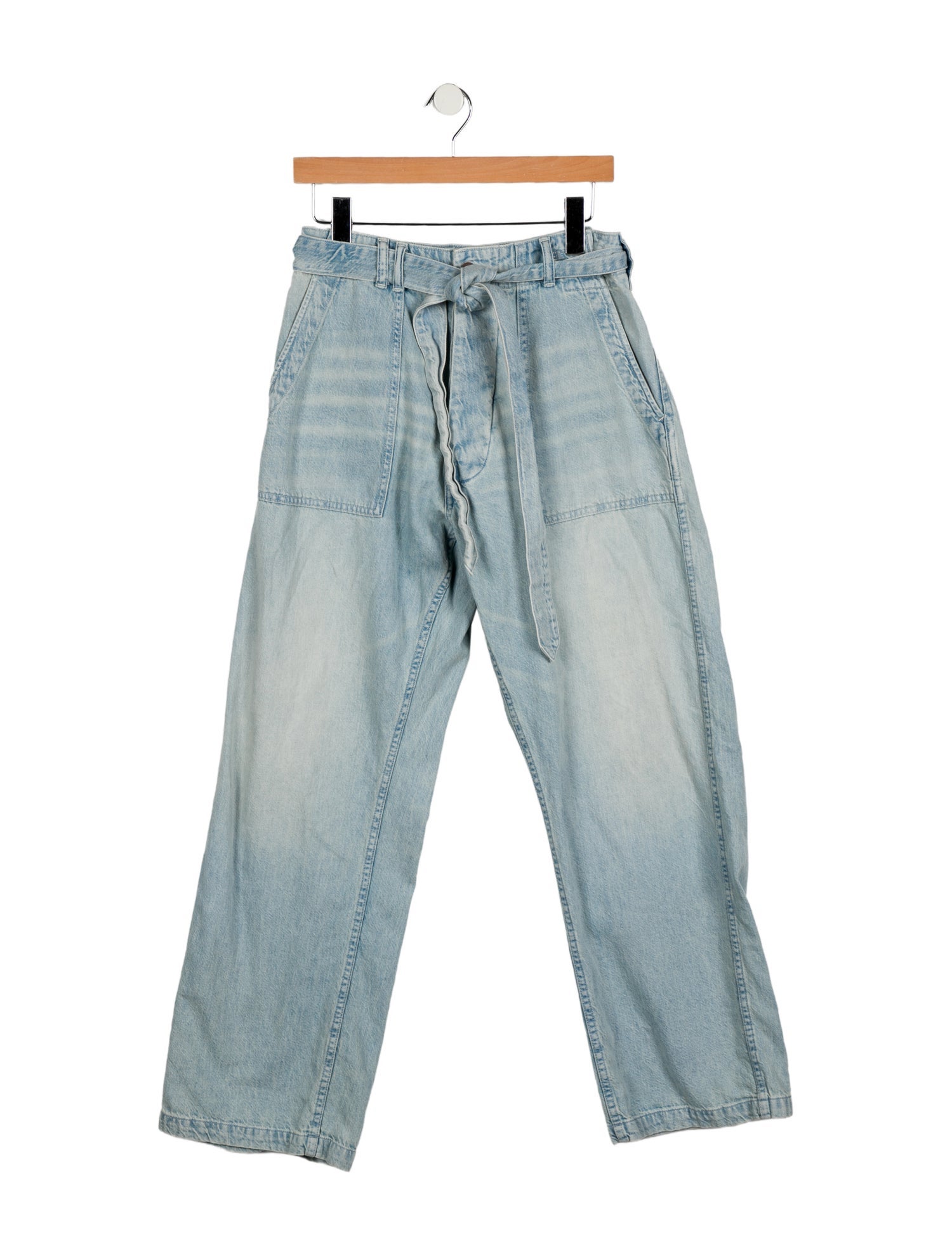 R13 High-Rise Wide Leg Jeans